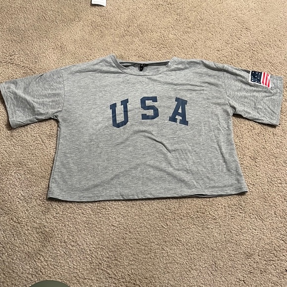 zaful usa crop top - Picture 1 of 3